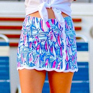 Lilly Pulitzer Red Right Return Skort